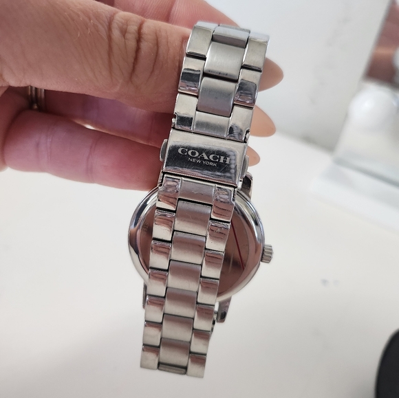 COACH Delancey Women’s Watch Silver - Picture 4 of 6
